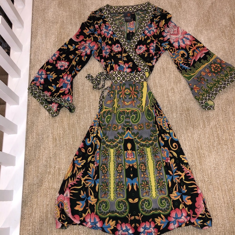 colorful fun guest of dress!